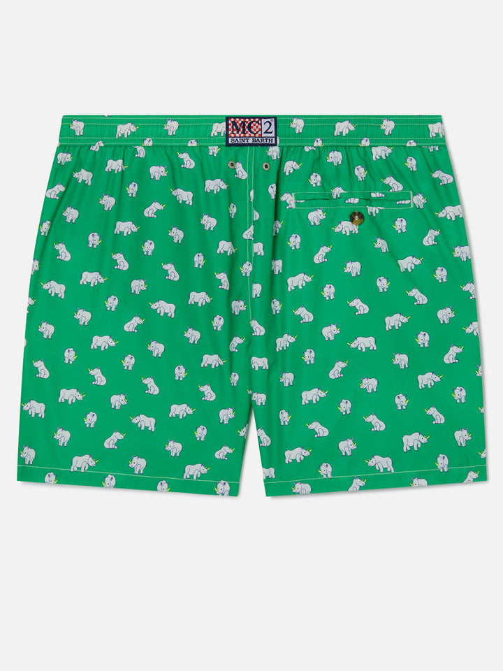 Herren-Badeshorts aus leichtem Stoff Lighting Micro Fantasy mit Padel-Aufdruck