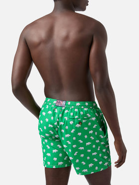 Herren-Badeshorts aus leichtem Stoff Lighting Micro Fantasy mit Padel-Aufdruck