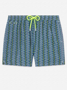 Lighting Micro Fantasy swim shorts with tennis print