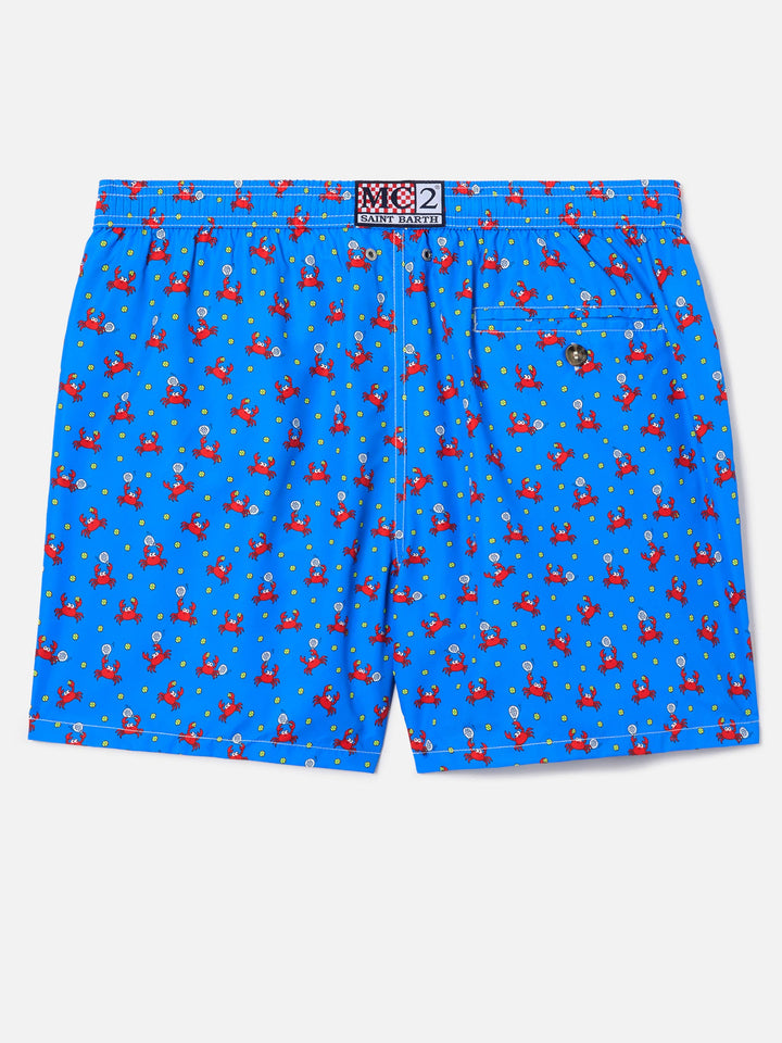 Bluette Lighting Micro swim shorts with crab padel print