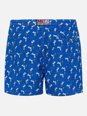 Lightweight fabric swim shorts Lighting with Snoopy chef print | SNOOPY PEANUTS® SPECIAL EDITION - MC2 Saint Barth