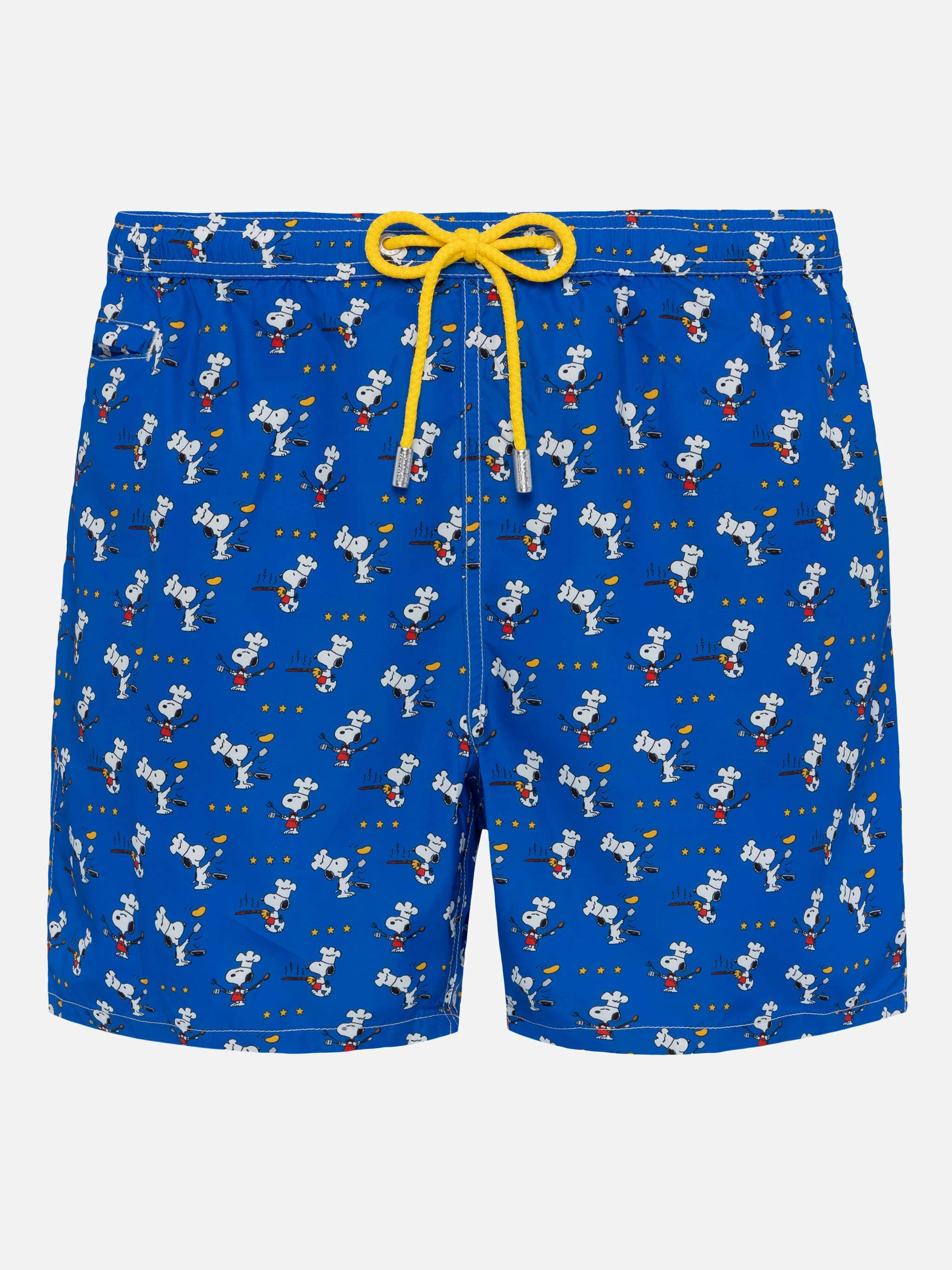Lightweight fabric swim shorts Lighting with Snoopy chef print | SNOOPY PEANUTS® SPECIAL EDITION - MC2 Saint Barth