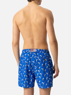 Lightweight fabric swim shorts Lighting with Snoopy chef print | SNOOPY PEANUTS® SPECIAL EDITION - MC2 Saint Barth