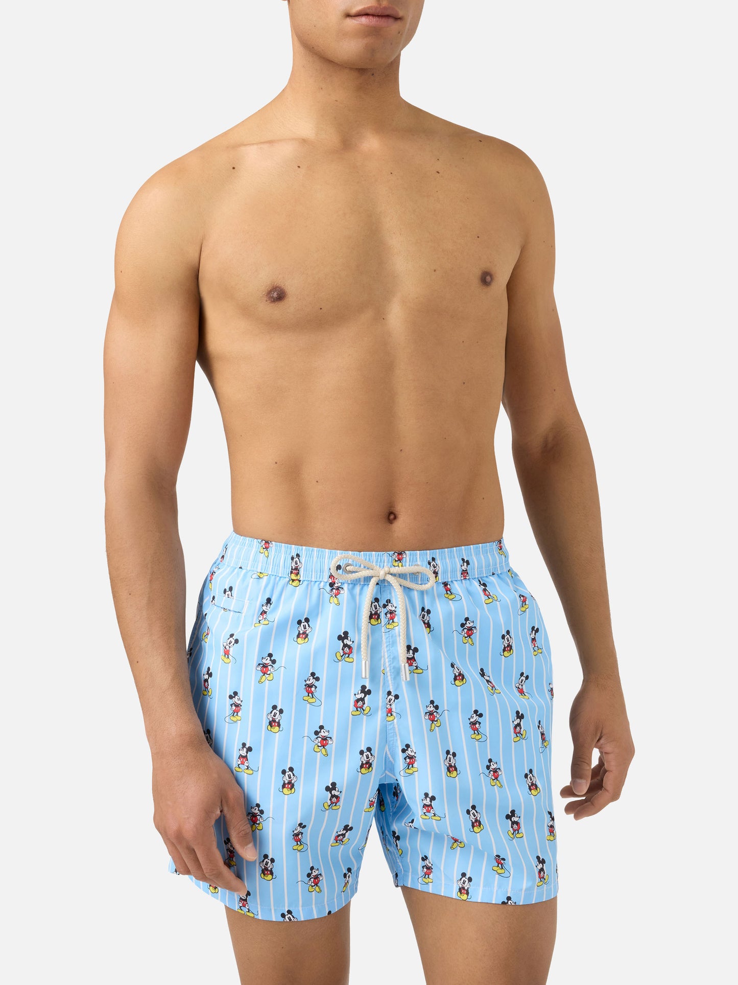 Striped Lighting Micro swim shorts with Mickey Mouse print | Special Edition