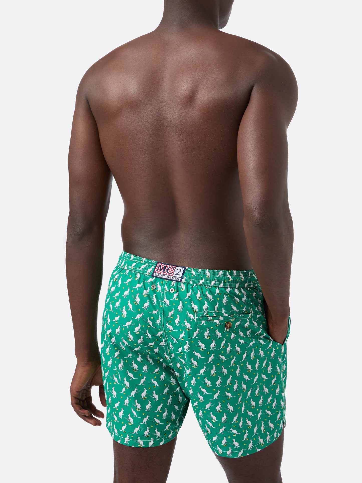 Herren-Badeshorts aus leichtem Stoff Lighting Micro Fantasy mit Känguru-Print | AUSTRALIAN BRAND SPECIAL EDITION