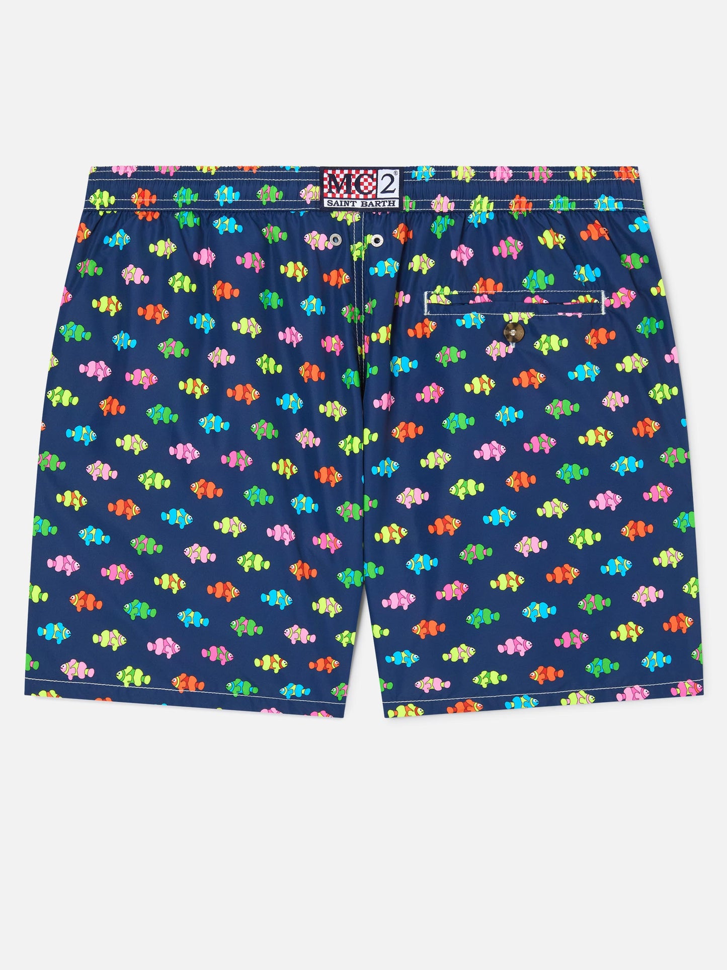 Short de bain Lighting Micro à imprimé poisson-clown bleu Fantasy 