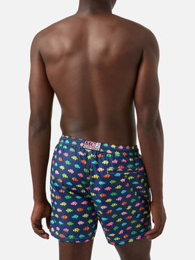 Short de bain Lighting Micro à imprimé poisson-clown bleu Fantasy 