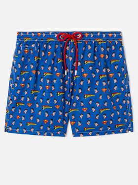 Short de bain Micro Lighting Navy avec imprimé Superman | Édition spéciale 