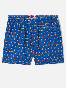 Short de bain Micro Lighting Navy avec imprimé Superman | Édition spéciale 