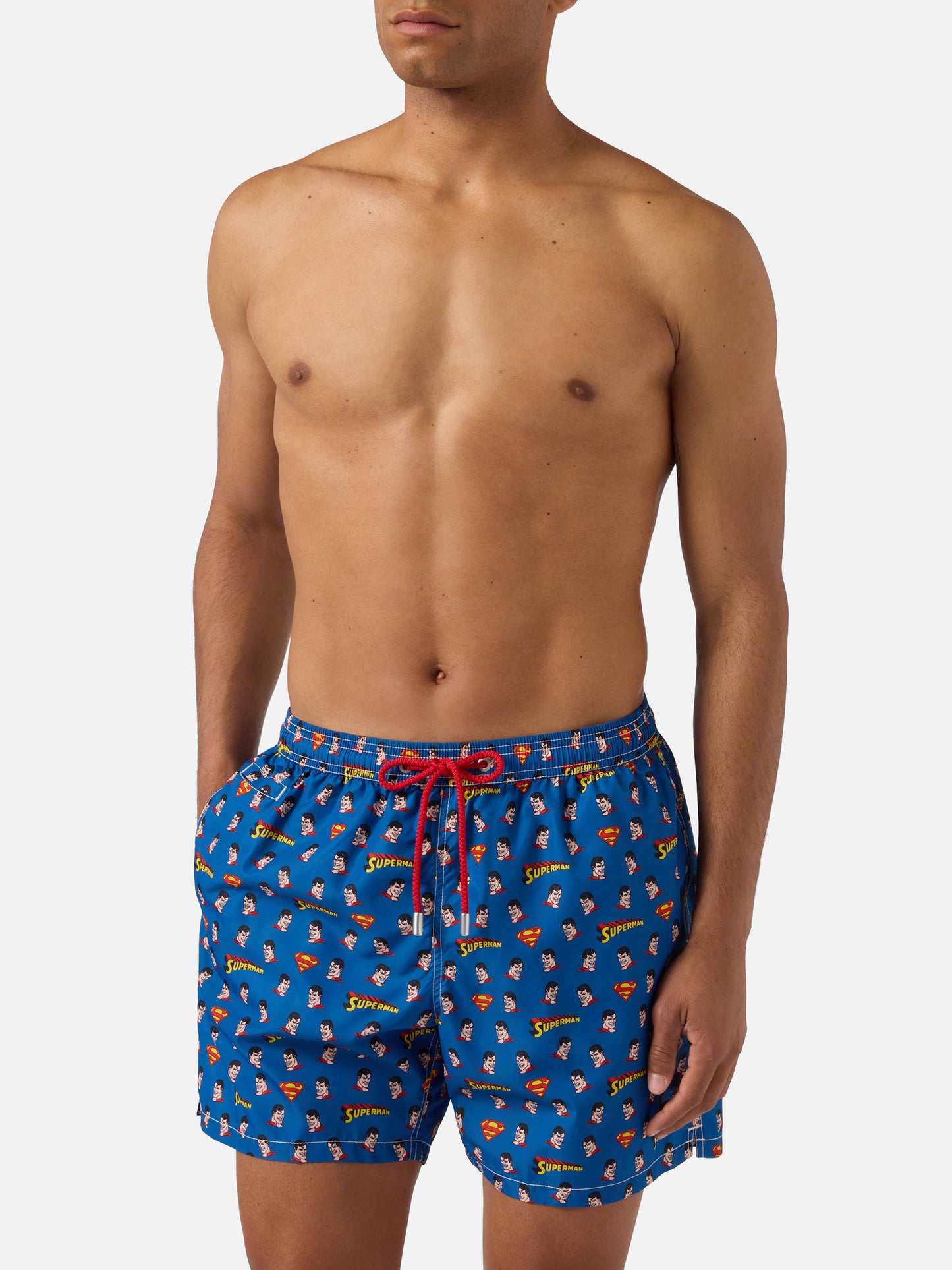 Short de bain Micro Lighting Navy avec imprimé Superman | Édition spéciale 