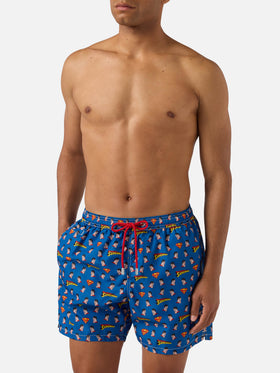 Short de bain Micro Lighting Navy avec imprimé Superman | Édition spéciale 