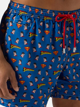 Short de bain Micro Lighting Navy avec imprimé Superman | Édition spéciale 