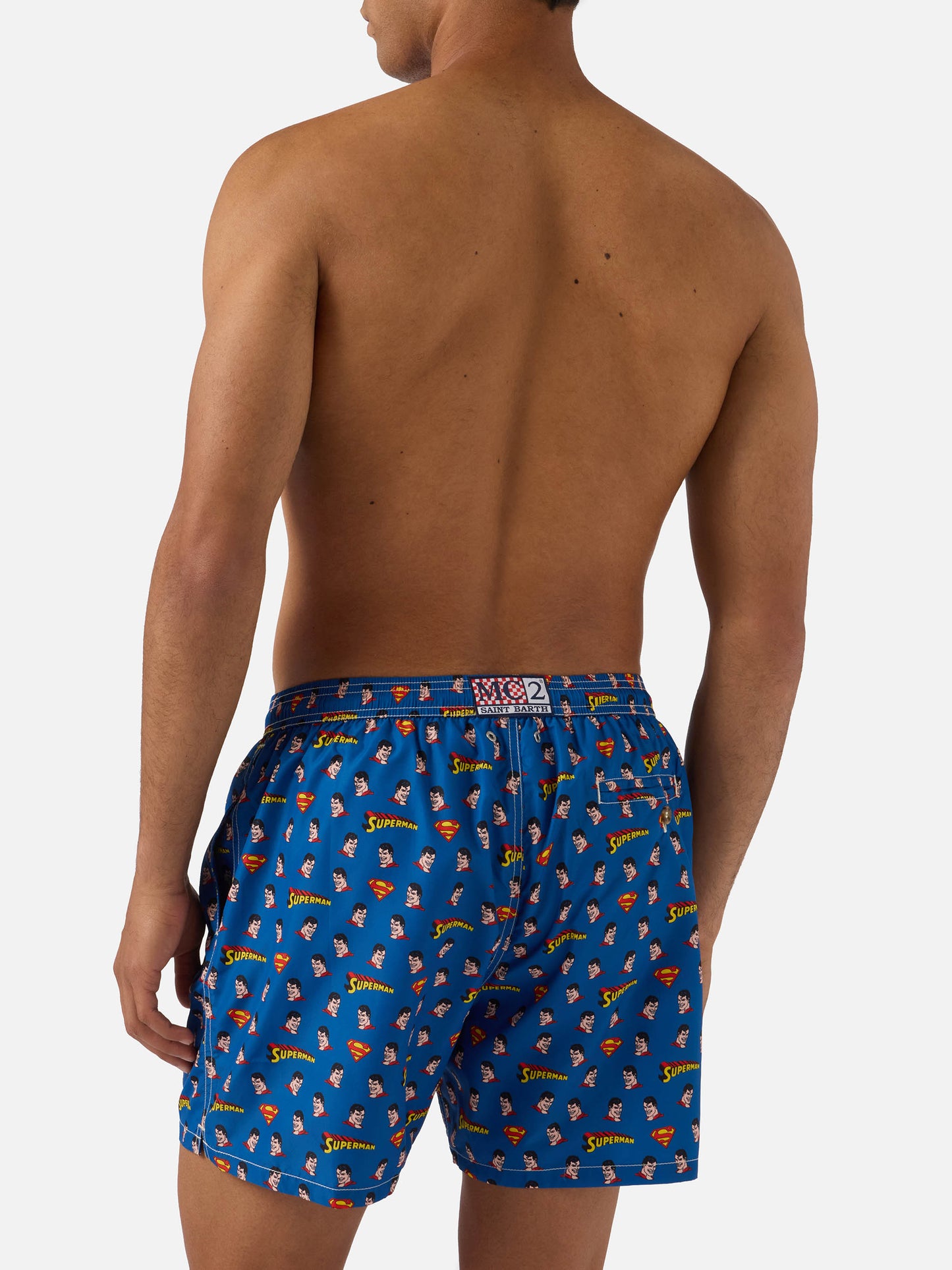 Short de bain Micro Lighting Navy avec imprimé Superman | Édition spéciale 