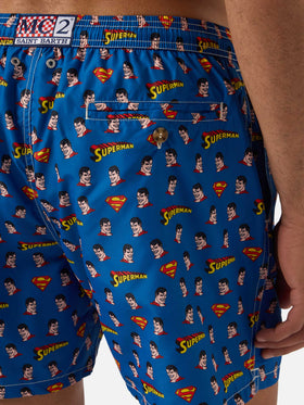 Short de bain Micro Lighting Navy avec imprimé Superman | Édition spéciale 