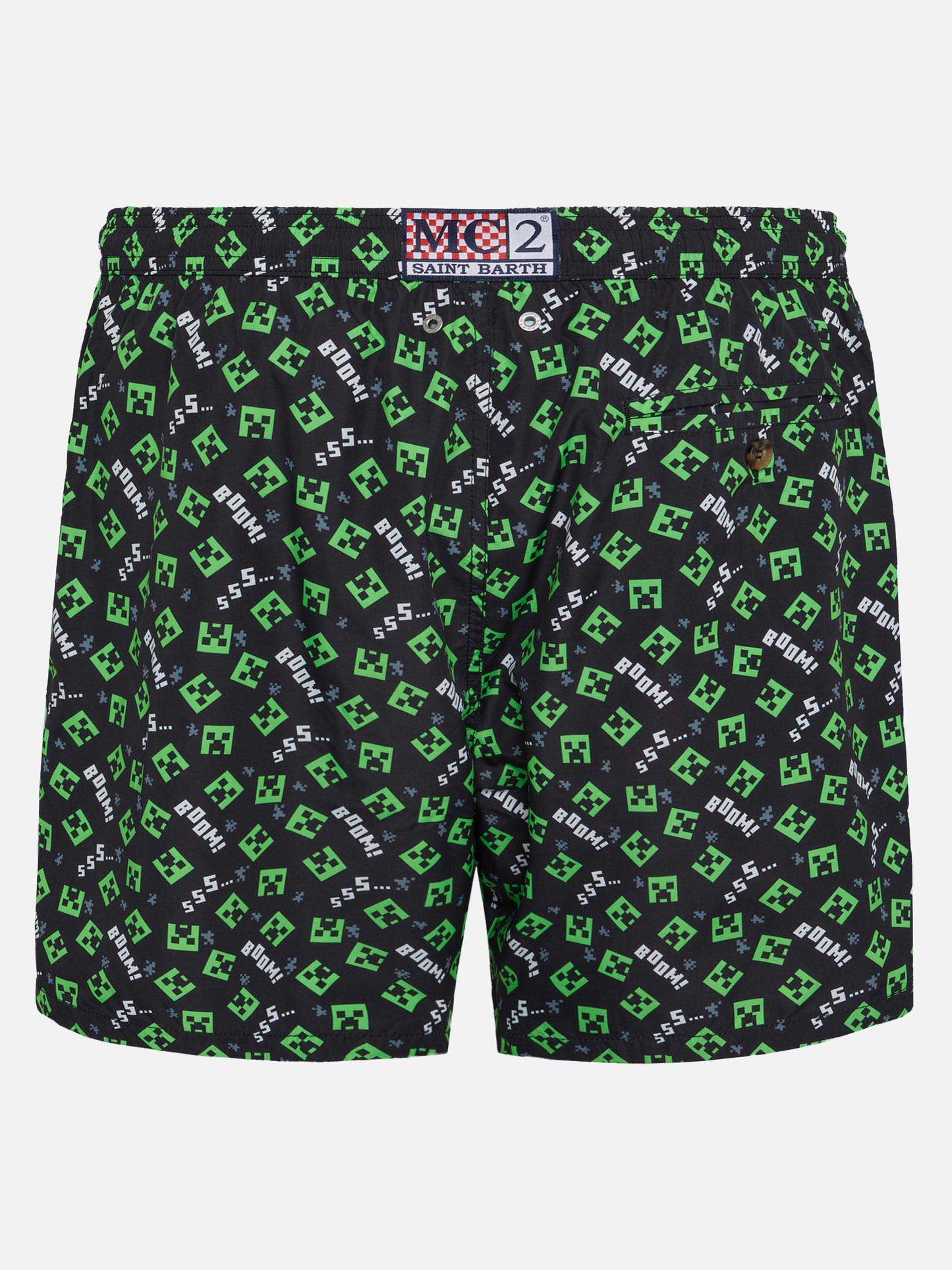 Lightweight fabric swim shorts Lighting with Minecraft print | MINECRAFT® SPECIAL EDITION
