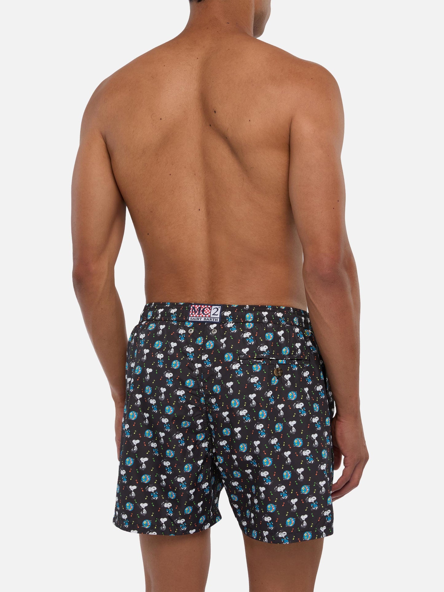 Herren-Badeshorts aus leichtem Stoff mit Snoopy-Aufdruck| Peanuts® Sonderausgabe