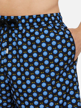 Lightweight fabric swim shorts Lighting with Inter print | INTER FC SPECIAL EDITION