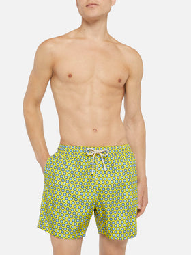 Lightweight fabric swim shorts Lighting with Inter print | INTER FC SPECIAL EDITION - MC2 Saint Barth