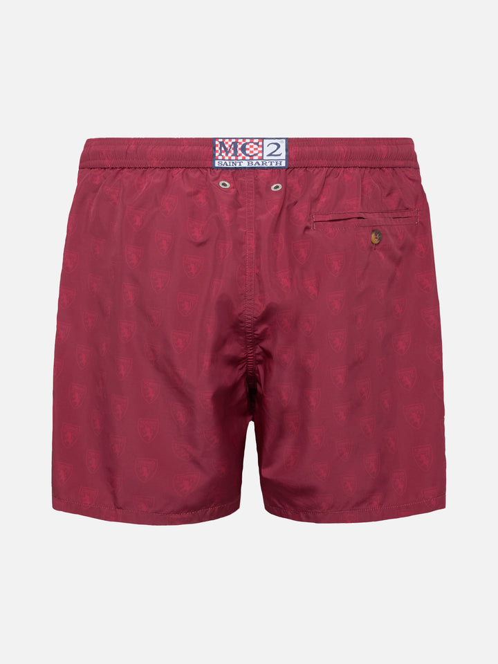 Lightweight fabric swim shorts Lighting with Torino print | TORINO FC SPECIAL EDITION