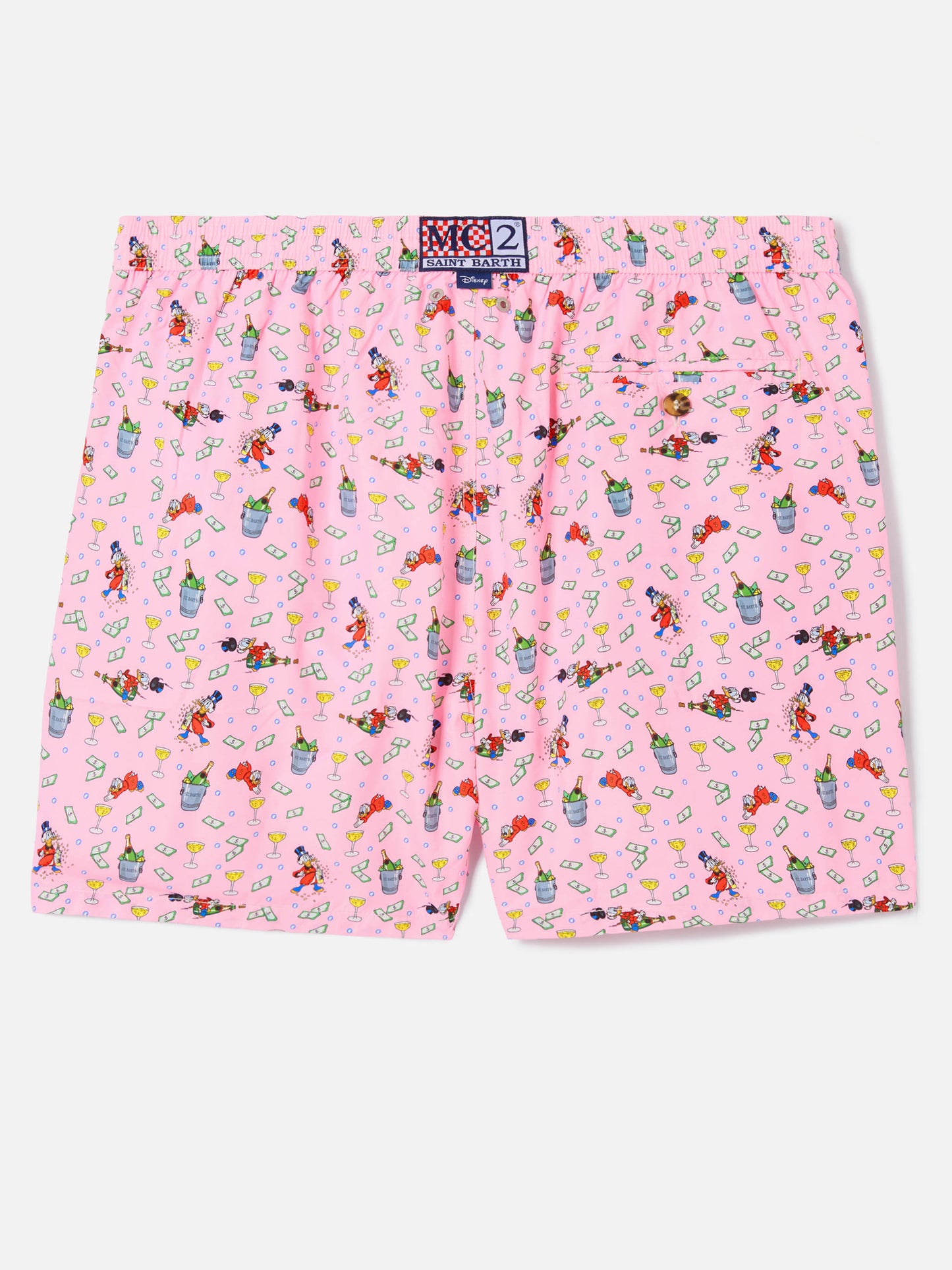 Pink Lighting Micro swim shorts with McDuck print | Special Edition