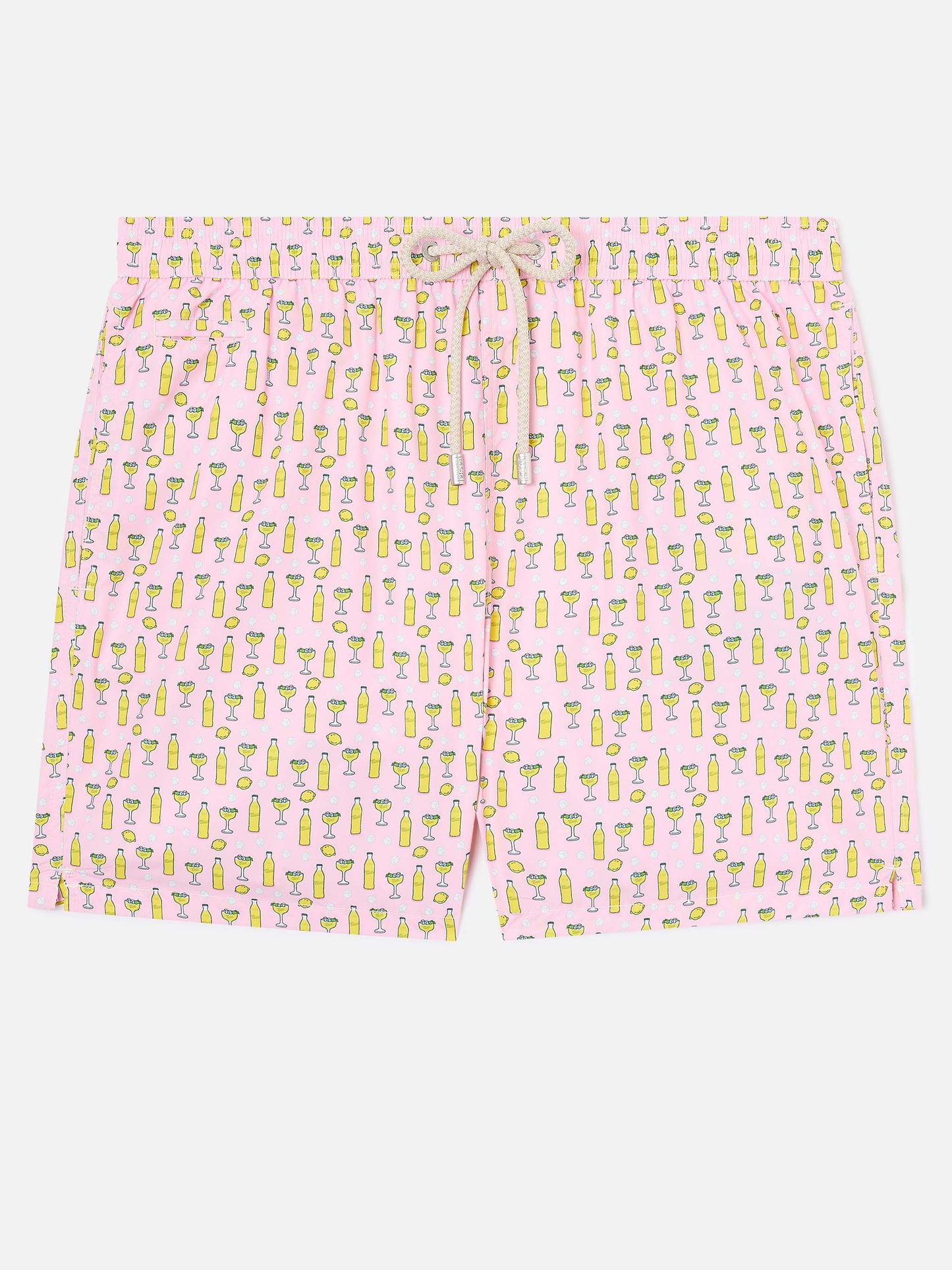 Shorts mare rosa Lighting Micro con stampa cocktail Tassoni | Special Edition
