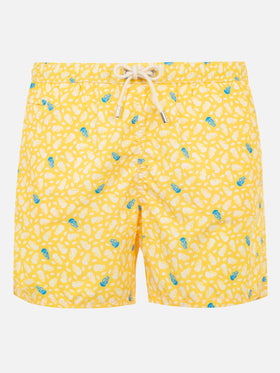 Light fabric swim shorts jellyfish print - MC2 Saint Barth