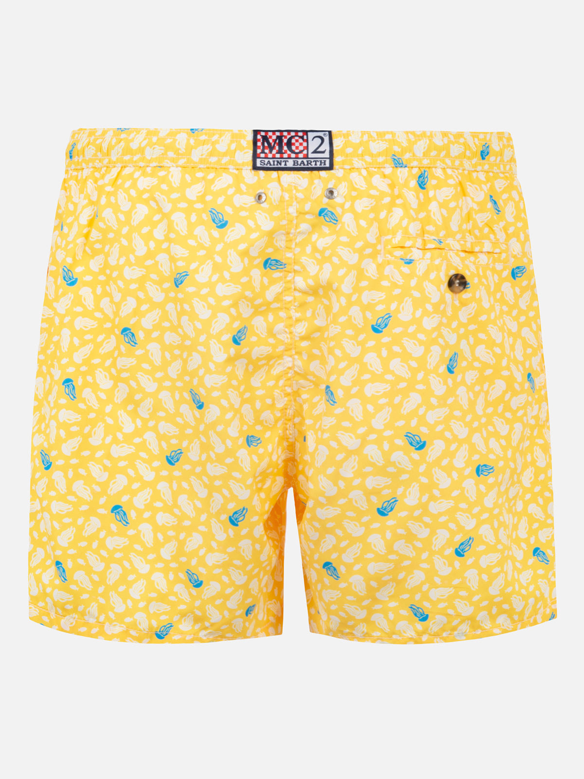 Light fabric swim shorts jellyfish print - MC2 Saint Barth