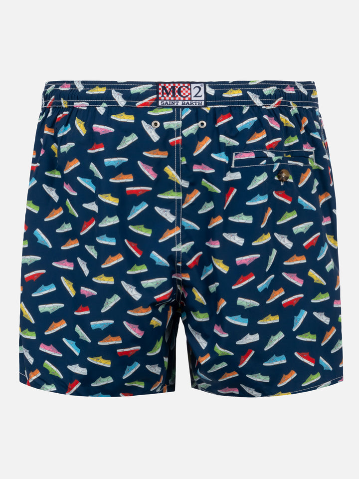 Light fabric man swim shorts Superga print | SUPERGA® SPECIAL EDITION - MC2 Saint Barth
