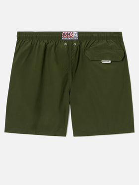 Lighting Pantone swim shorts in military green | Special Edition