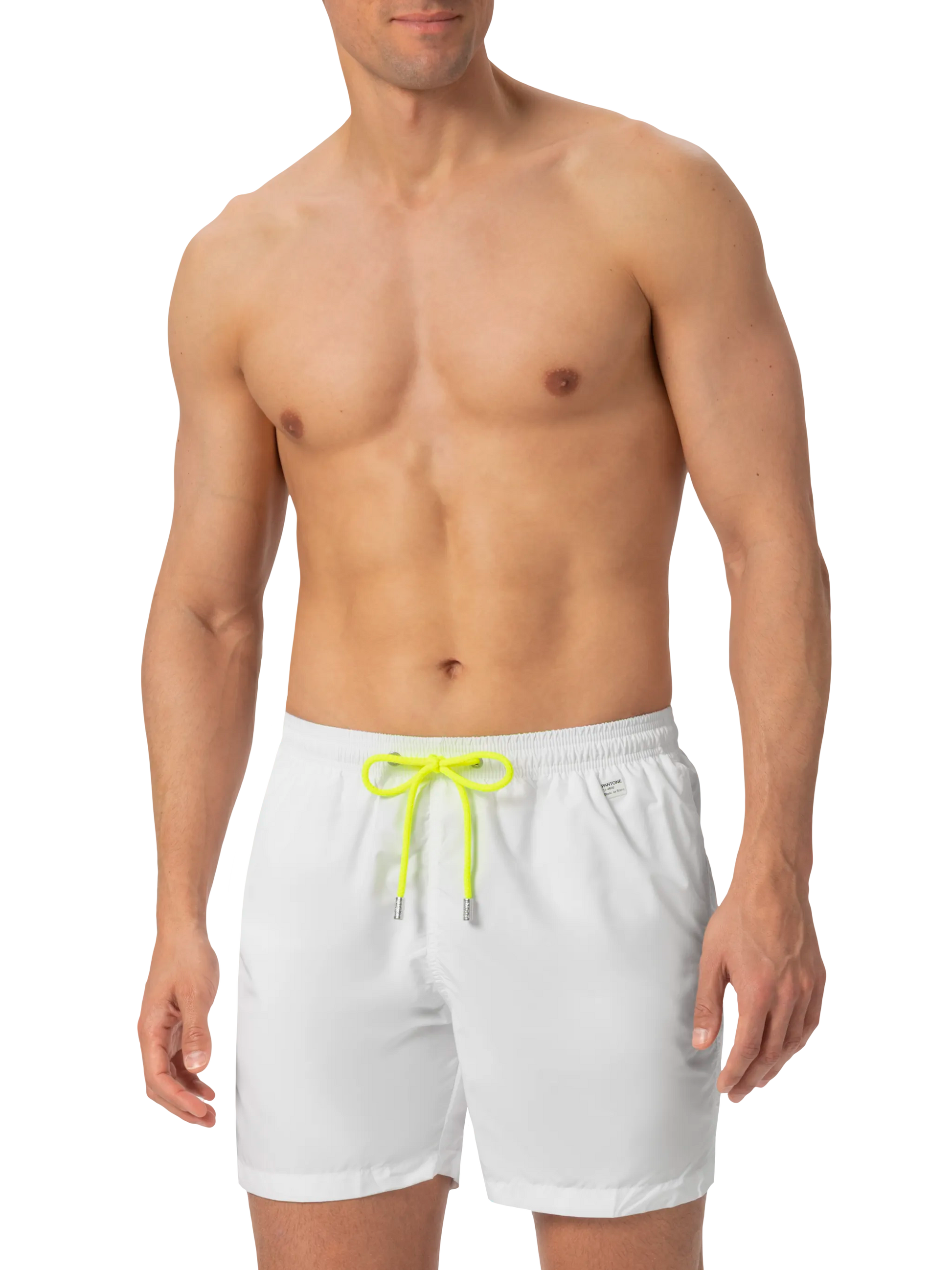 Lightweight fabric white swim shorts Lighting Pantone | PANTONE® SPECIAL EDITION - MC2 Saint Barth