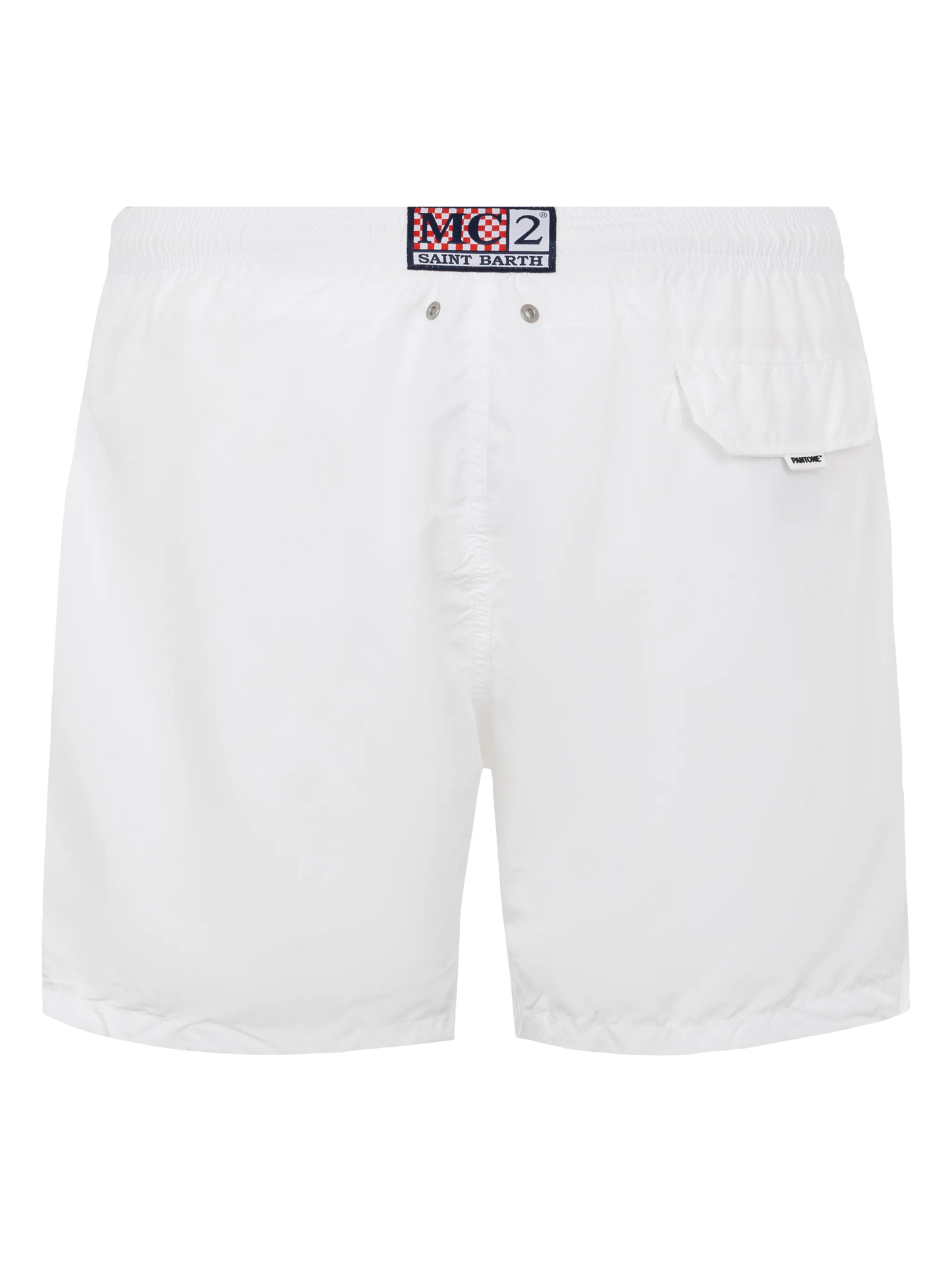 Lightweight fabric white swim shorts Lighting Pantone | PANTONE® SPECIAL EDITION - MC2 Saint Barth