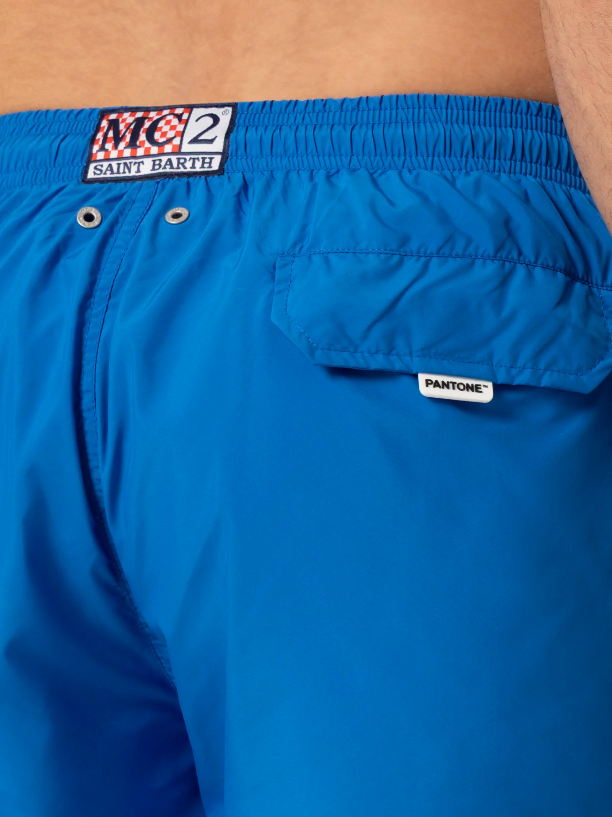 Lightweight fabric bluette swim shorts Lighting Pantone | PANTONE® SPECIAL EDITION - MC2 Saint Barth