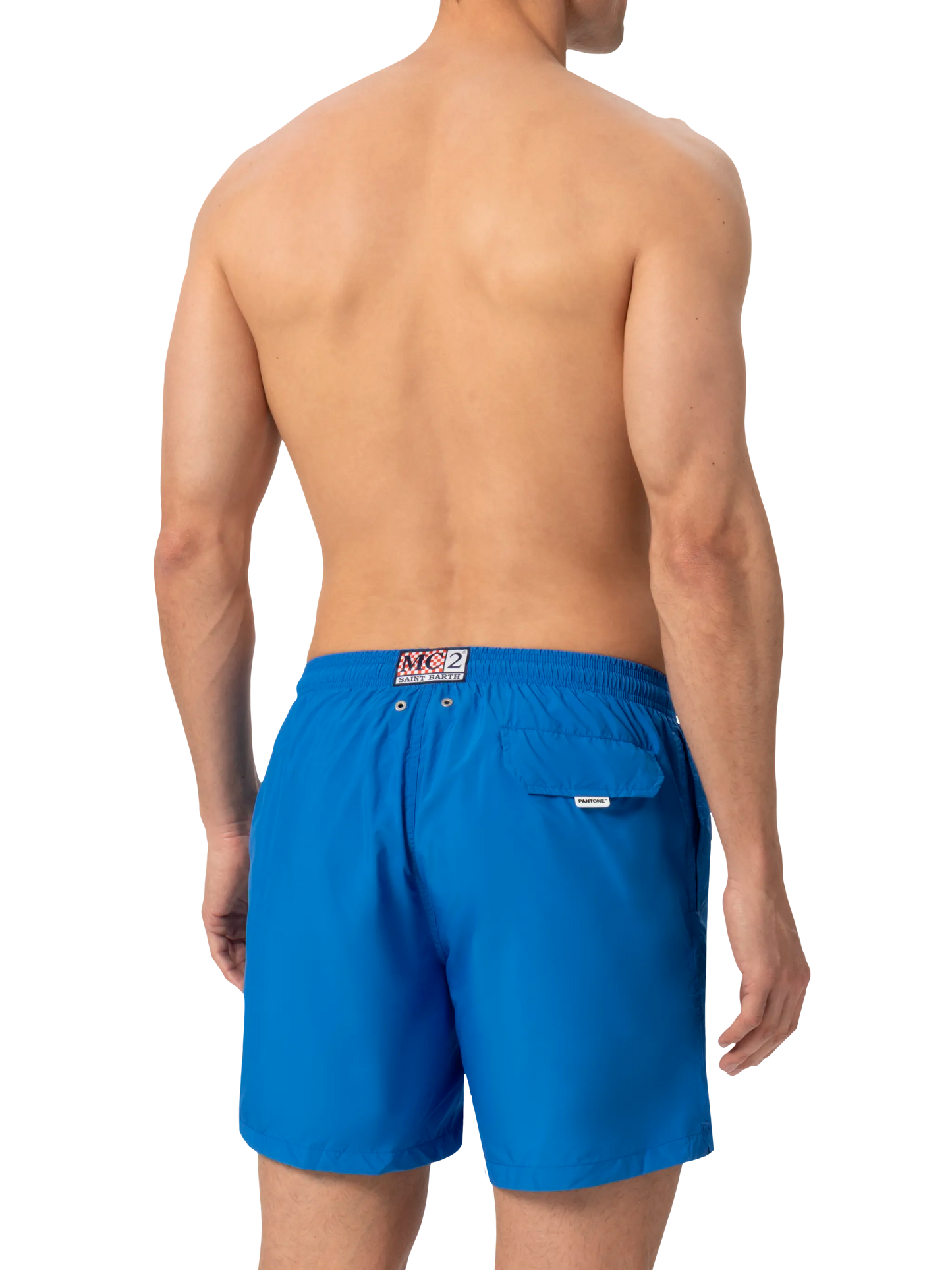 Lightweight fabric bluette swim shorts Lighting Pantone | PANTONE® SPECIAL EDITION - MC2 Saint Barth