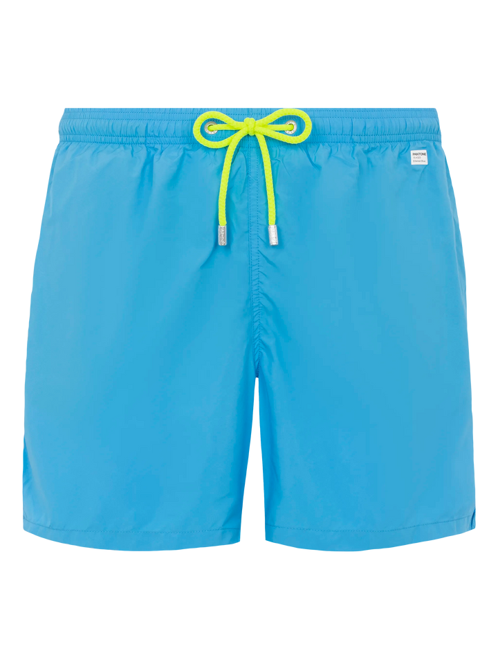 Lightweight fabric aqua blue swim shorts Lighting Pantone | PANTONE® SPECIAL EDITION - MC2 Saint Barth