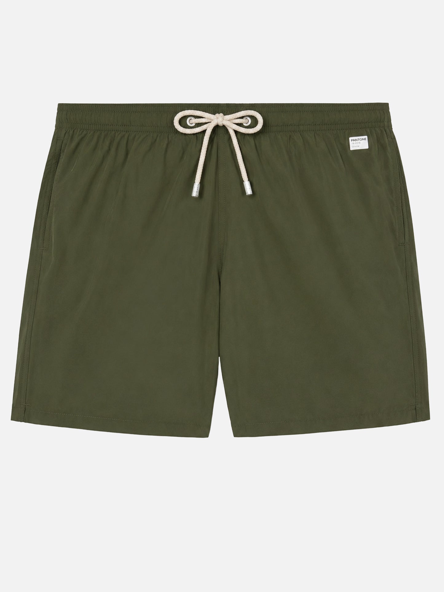 Bañador corto de tejido ligero verde militar Lighting Pantone | PANTONE® SPECIAL EDITION 