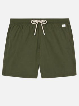 Bañador corto de tejido ligero verde militar Lighting Pantone | PANTONE® SPECIAL EDITION 