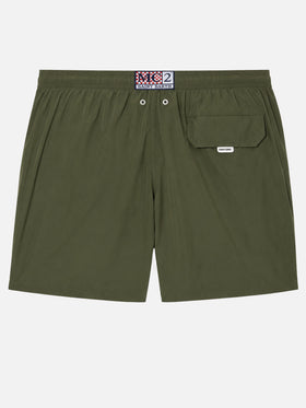 Bañador corto de tejido ligero verde militar Lighting Pantone | PANTONE® SPECIAL EDITION 