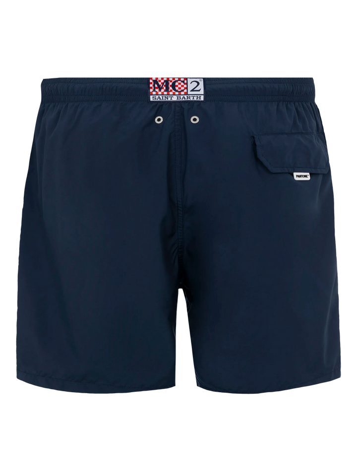Man lightweight fabric navy swim shorts Lighting Pantone | PANTONE® SPECIAL EDITION