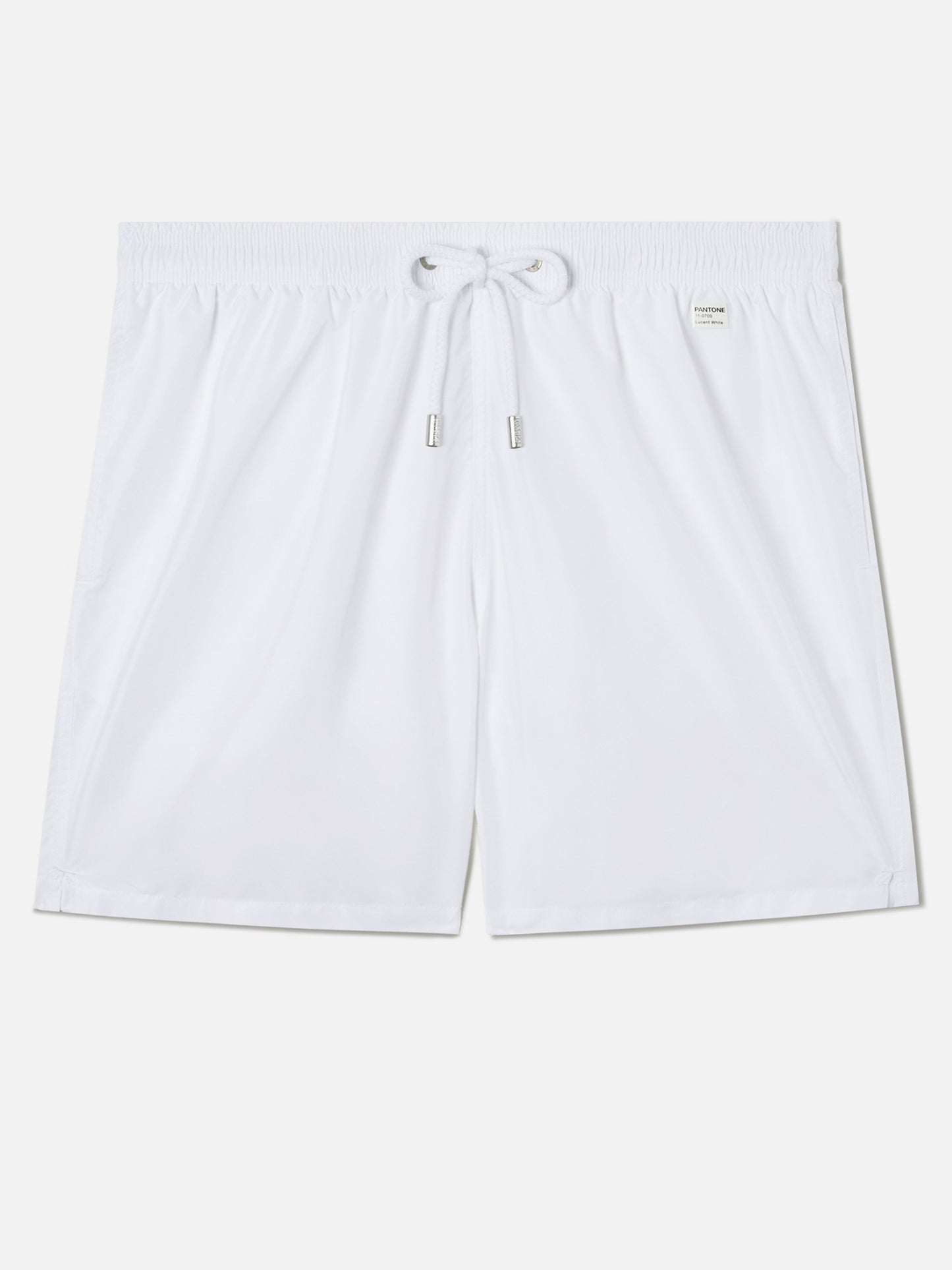Lighting Pantone swim shorts in solid white | Special Edition