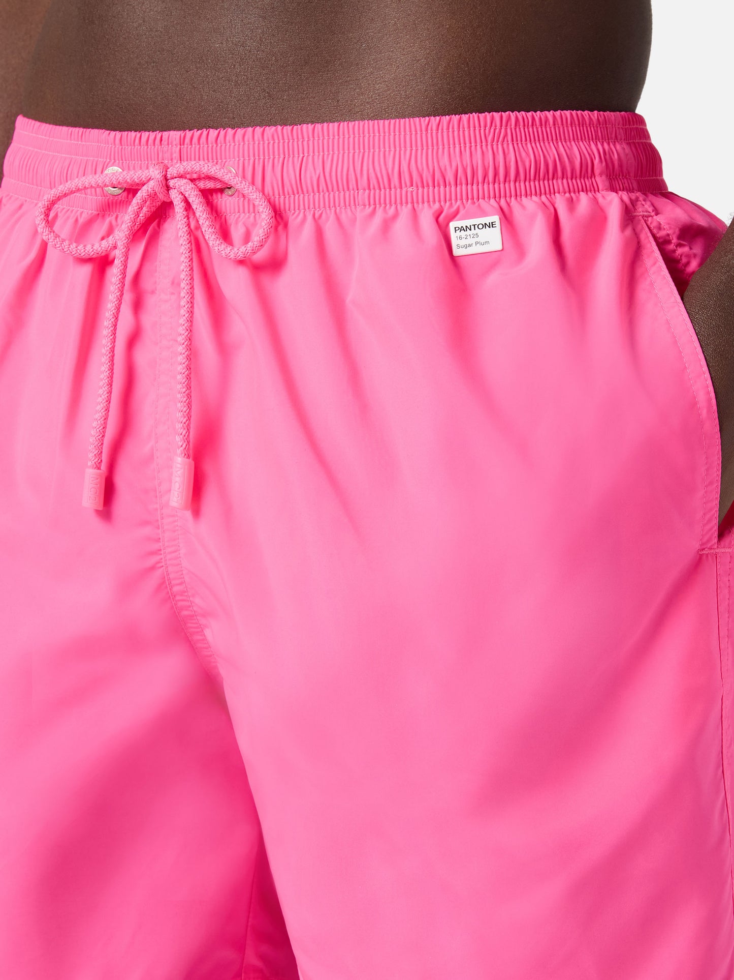 Lighting Pantone swim shorts in solid fluo pink | Special Edition