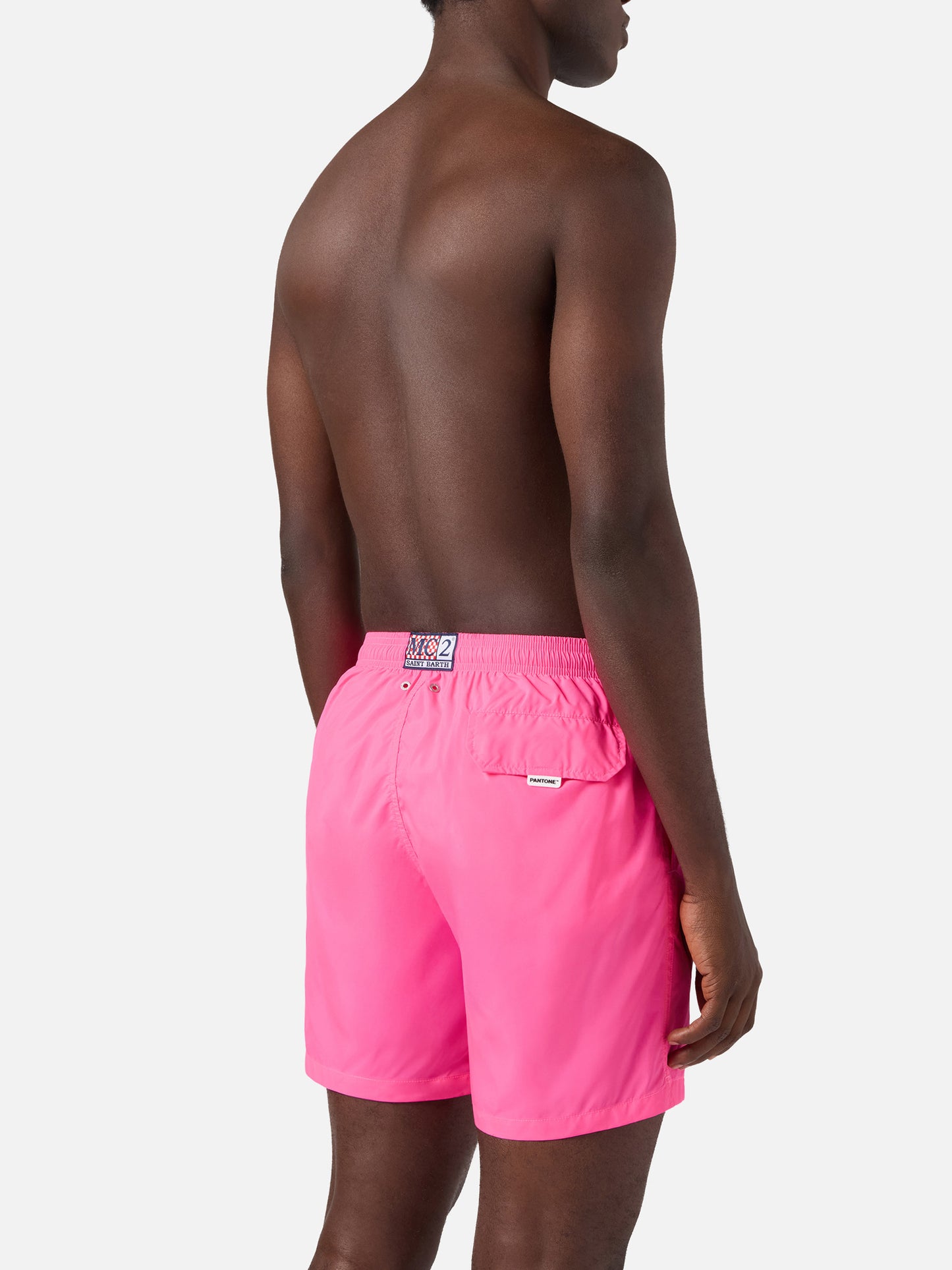 Lighting Pantone swim shorts in solid fluo pink | Special Edition