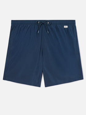 Lighting Pantone swim shorts in solid dark blue | Special Edition
