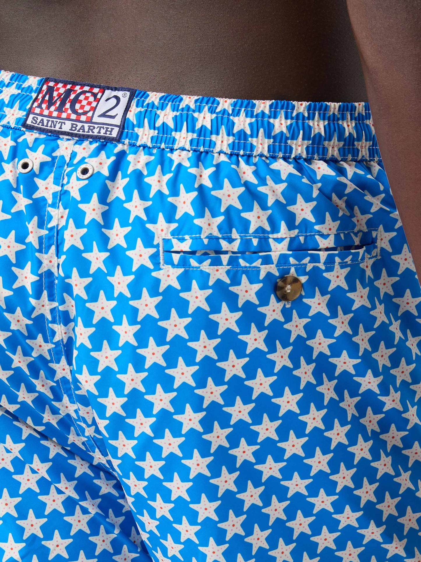 Lighting starfish print swim shorts