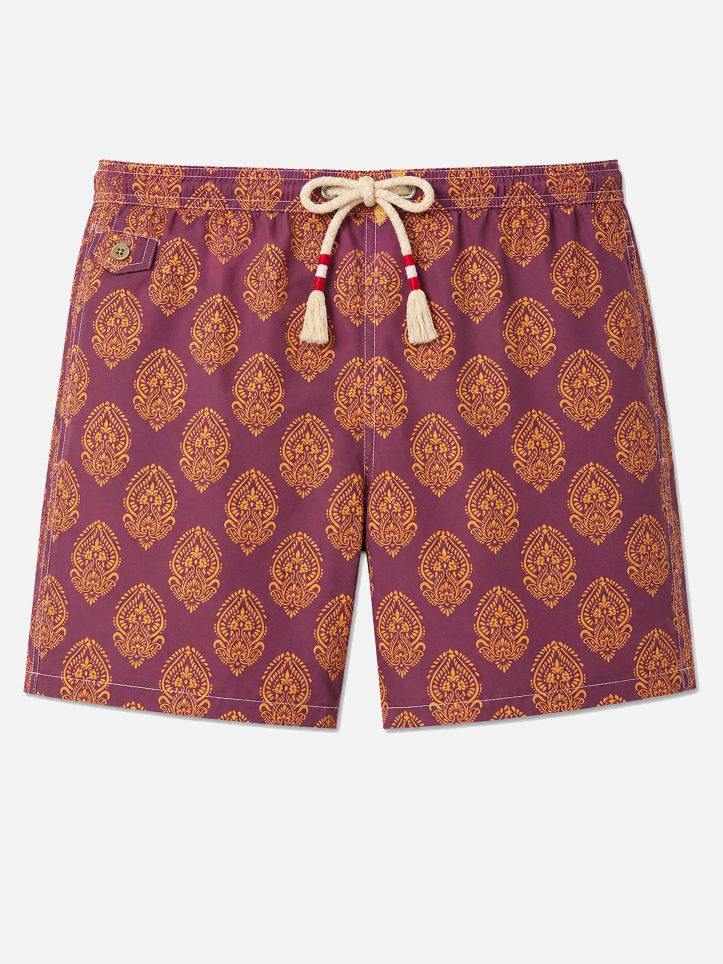 Bañador de tejido ligero Lighting 70 con estampado indio 