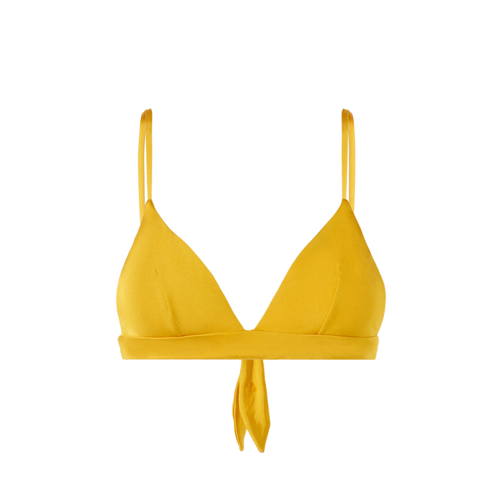 Woman mustard triangle top - MC2 Saint Barth