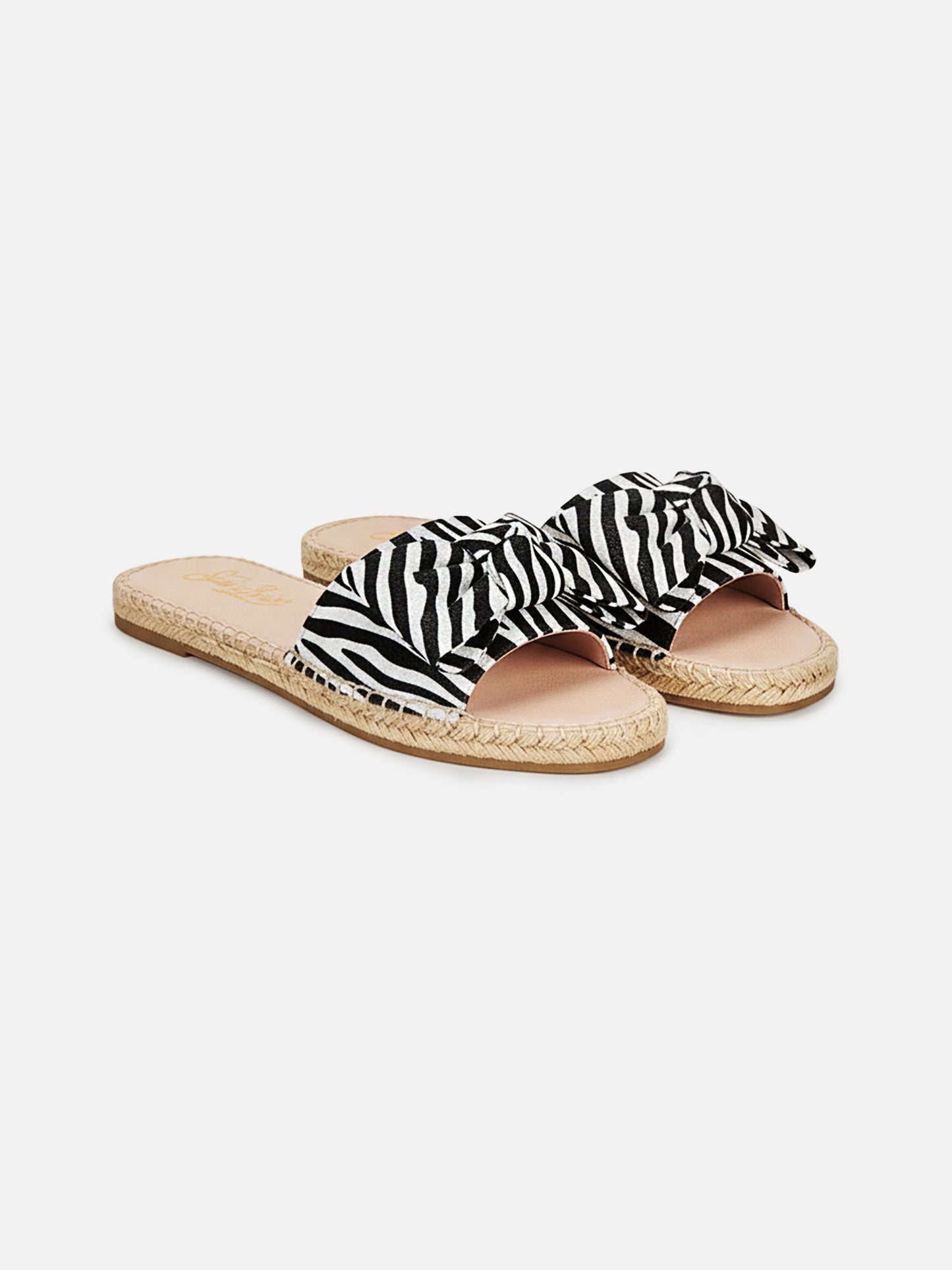 Women’s Luz slip on sandal with zebra print