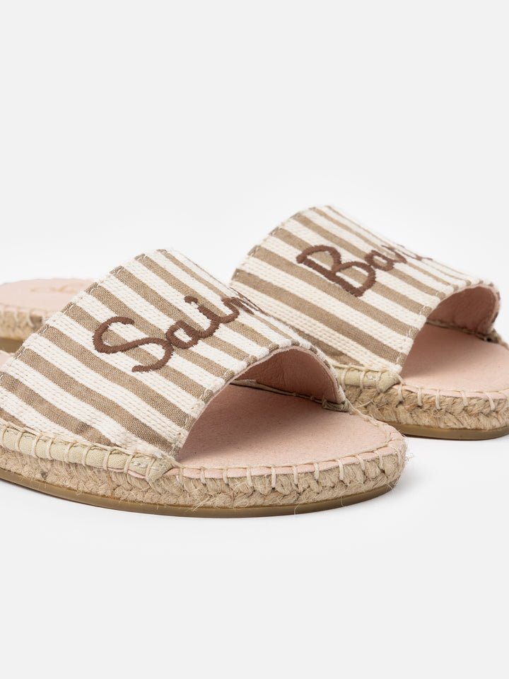 Sabot espadrillas da donna Luz con ricamo Saint Barth