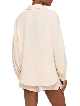 Maira off-white muslin blouse - MC2 Saint Barth