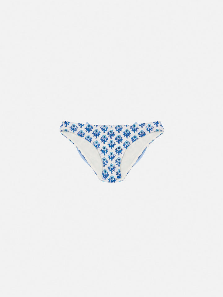 Madame swim briefs with bow and flower print - MC2 Saint Barth