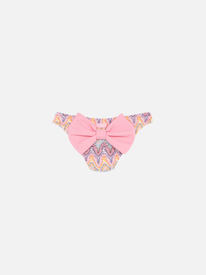 Madame raschel swim briefs with bow - MC2 Saint Barth